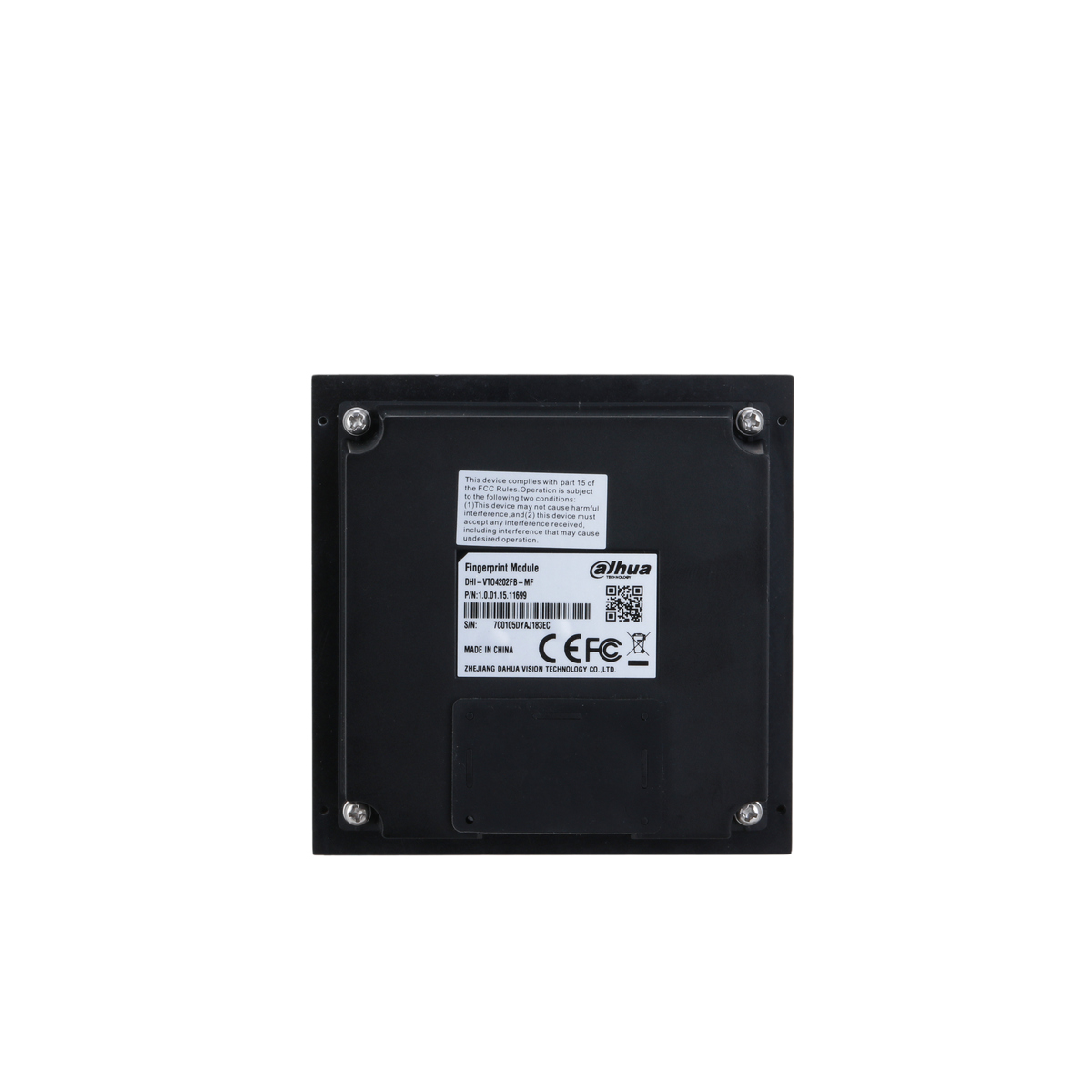 Module biométrique IP noir – VTO4202FB-MF