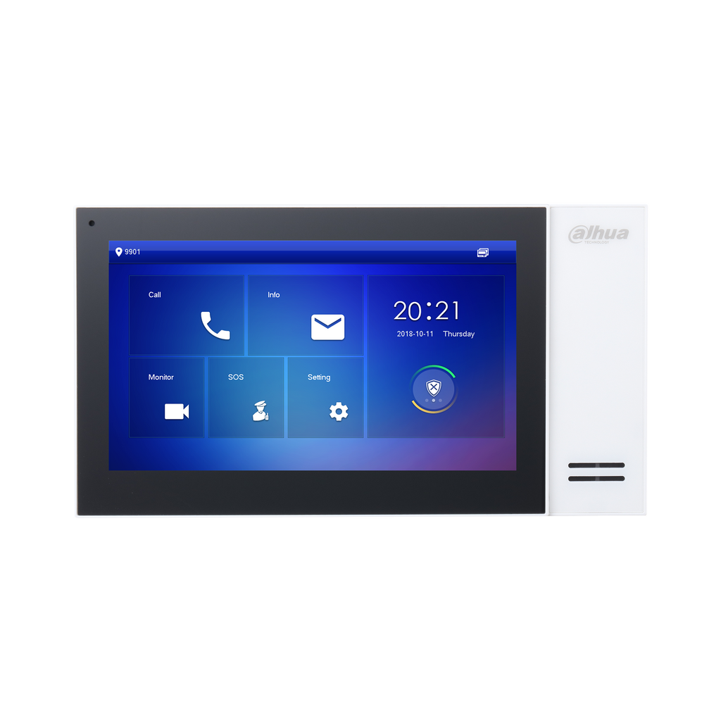 Moniteur tactile Blanc IP RJ45 7 pouces – VTH2421FW-P