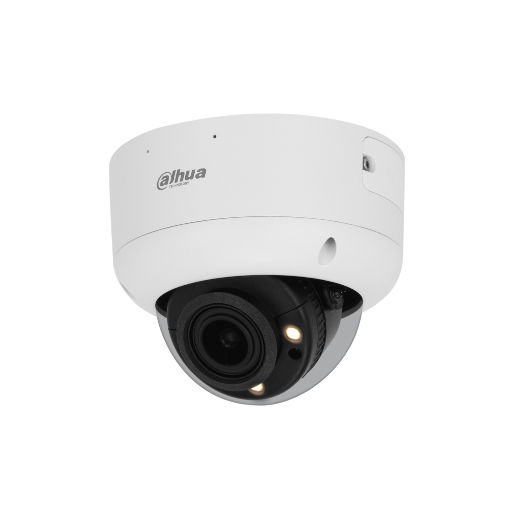 Caméra dôme IP 4 MP Full Color IA WizMind objectif 2.7 - 12 mm – IPC-HDBW5449R1P-ZE-LED-2712