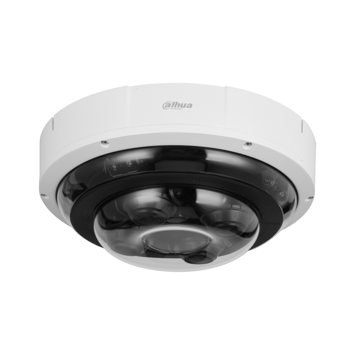 Caméra multicapteur IP 5 MP Panoramique 360 ° IA WizMind objectif 2.8 - 12 mm – IPC-PDBW82041P-B360-E4-2812-S2