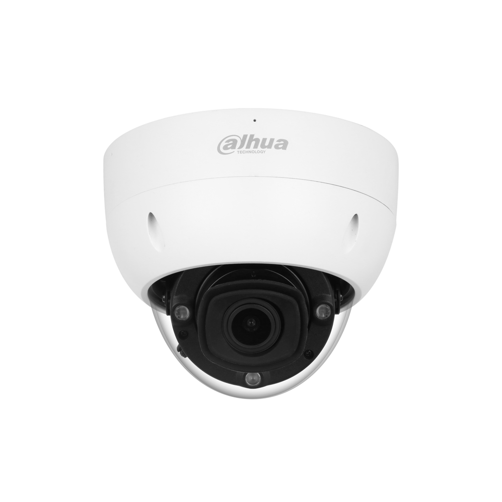 Caméra dôme IP 8 MP IA WizMind objectif 2.7 - 12 mm IR 40 m – IPC-HDBW5842HP-ZHE-2712F-DC12AC24V-S3