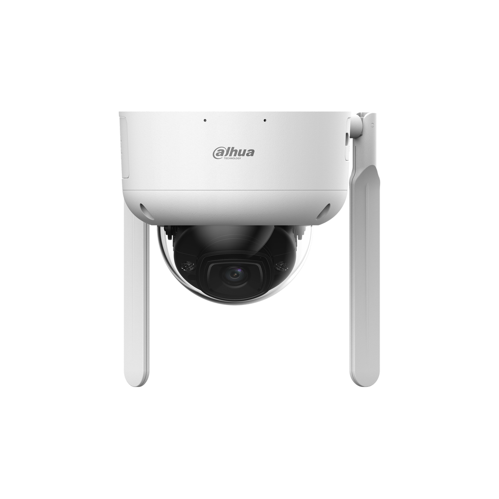 Caméra dôme 4G 4 MP Solution 4G IA périmétrique objectif 2.8 mm – IPC-HDBW3441DR1P-AST-4G-NL668EAU-0280B