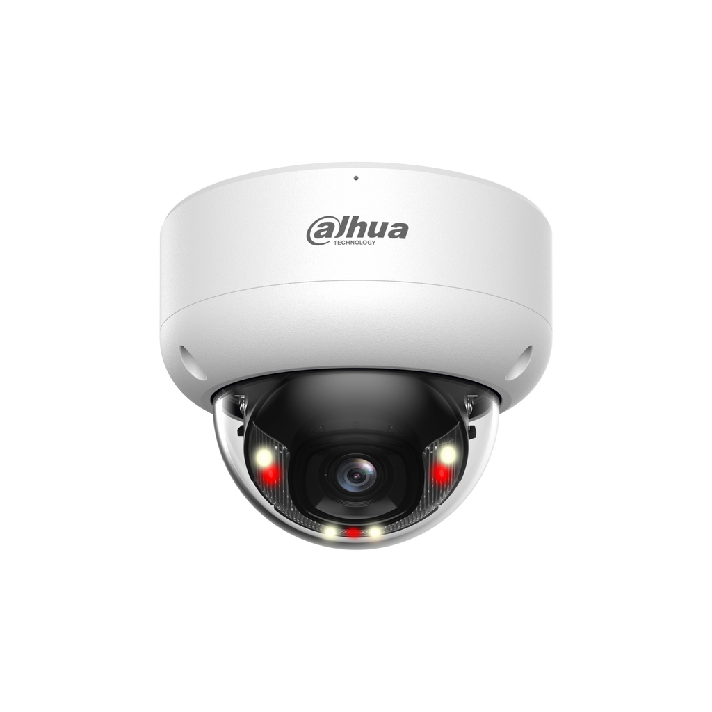 Caméra dôme IP 4 MP Smart Dual Light IA WizSense objectif 2.8 mm – IPC-HDBW3449EP-S-IL-0280B