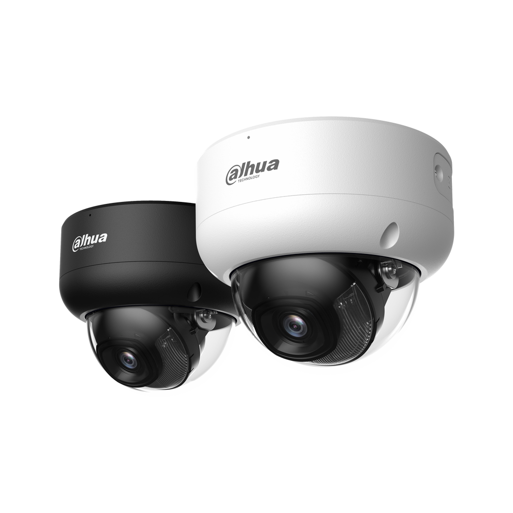 Caméra dôme IP 4 MP Smart Dual Light IA WizSense objectif 2.8 mm – IPC-HDBW3449EP-S-IL-0280B-Black