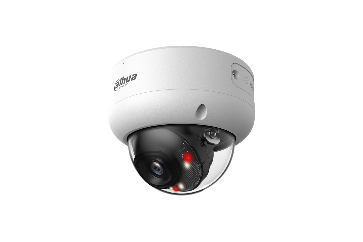 Caméra dôme IP 8 MP Smart Dual Light IA WizSense objectif 2.8 mm – IPC-HDBW3849EP-S-IL-0280B