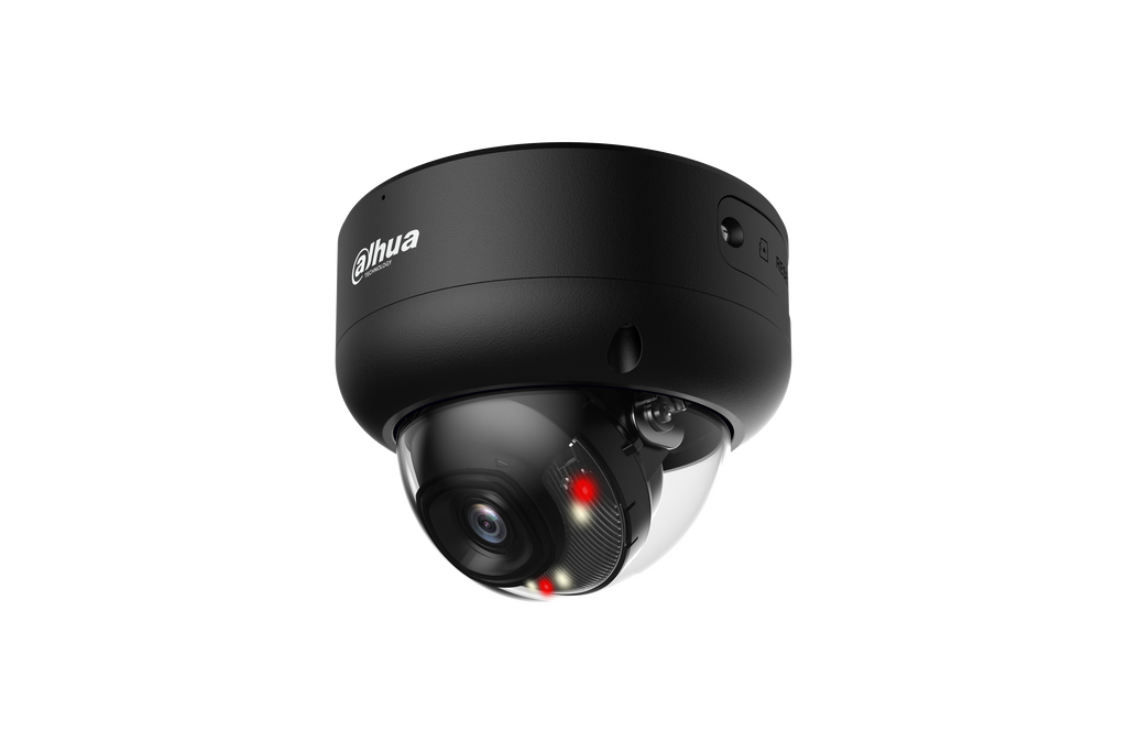 Caméra dôme IP 8 MP Smart Dual Light IA WizSense objectif 2.8 mm – IPC-HDBW3849EP-S-IL-0280B-Black