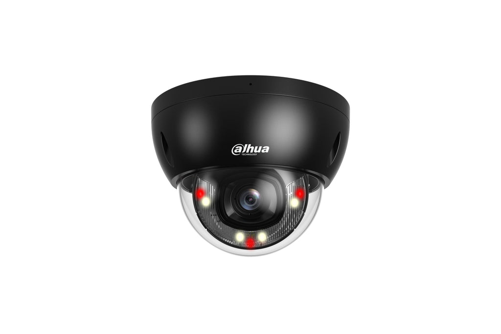 Caméra dôme IP 8 MP Smart Dual Light IA WizSense objectif 2.8 mm – IPC-HDBW2849EP-S-IL-0280B NOIR