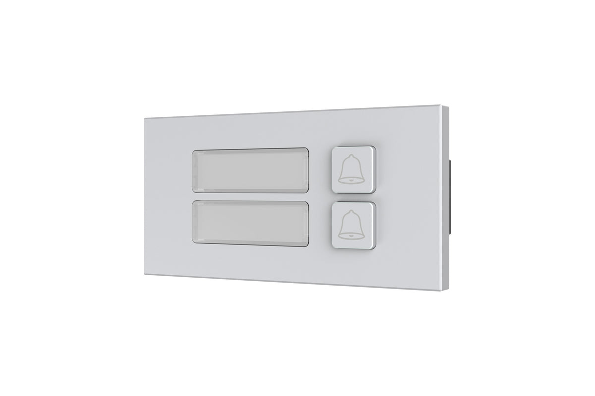 Module de 2 boutons d'appel mécanique pour système d'interphone vidéo modulaire VTO4202F-X – VTO4202F-MB2
