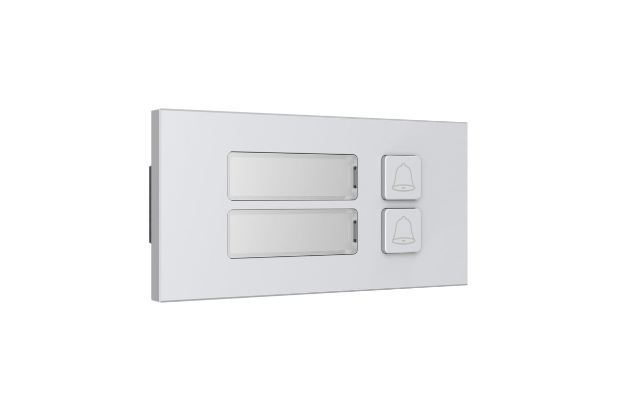 Module de 2 boutons d'appel mécanique pour système d'interphone vidéo modulaire VTO4202F-X – VTO4202F-MB2
