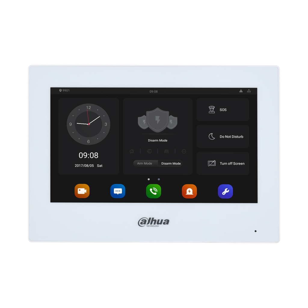 Écran 7" tactile noir – VTH5321GB-W