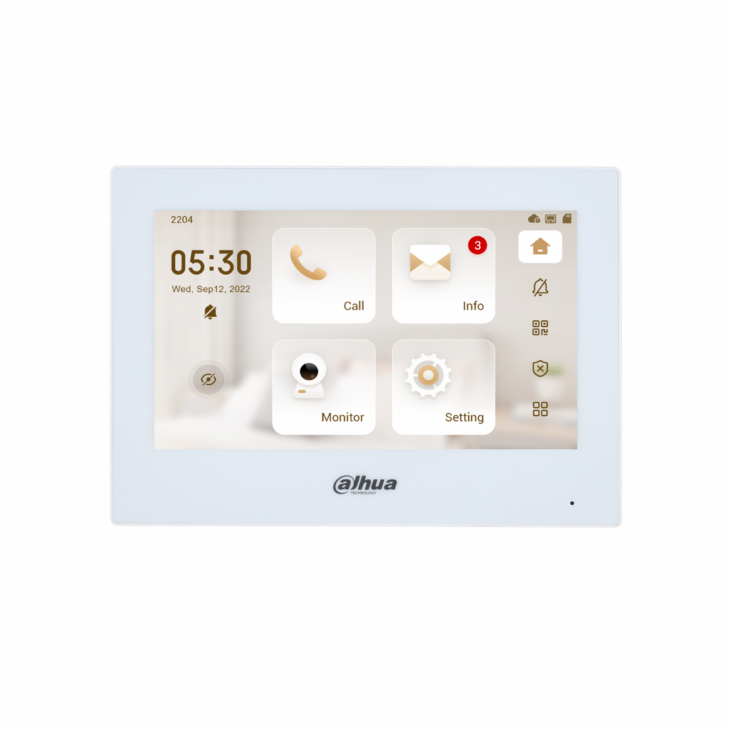 Moniteur intérieur IP Wi-Fi – DHI-VTH2621G-WP – VTH2621GW-WP