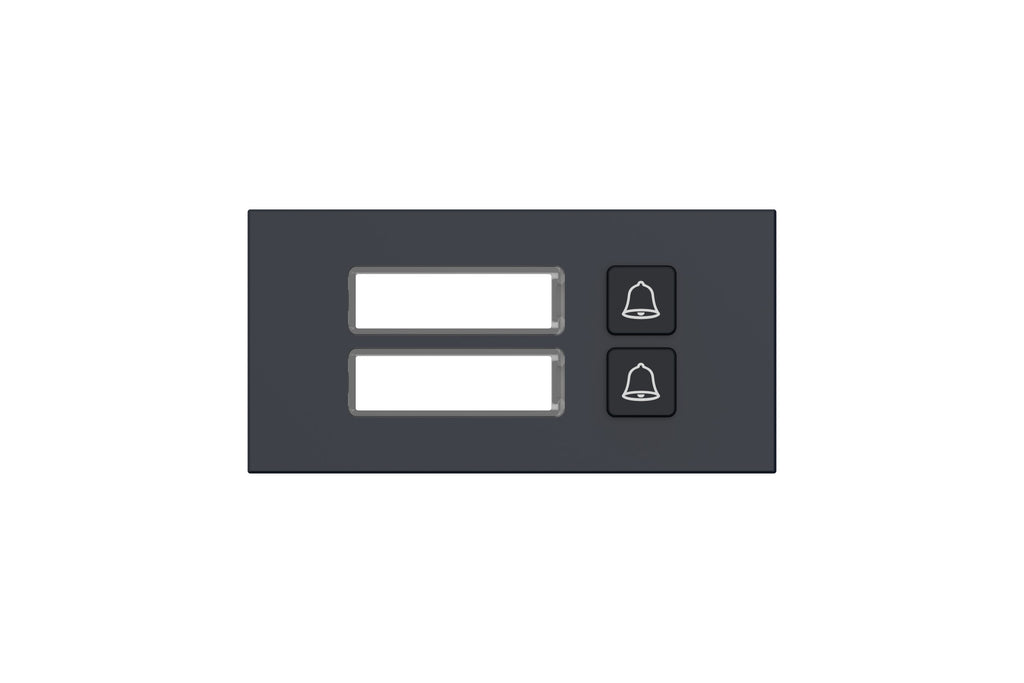 Module bouton pour station d’entrée modulaire noir – VTO4103FB-MB2