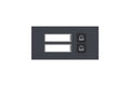 Module bouton pour station d’entrée modulaire noir – VTO4103FB-MB2