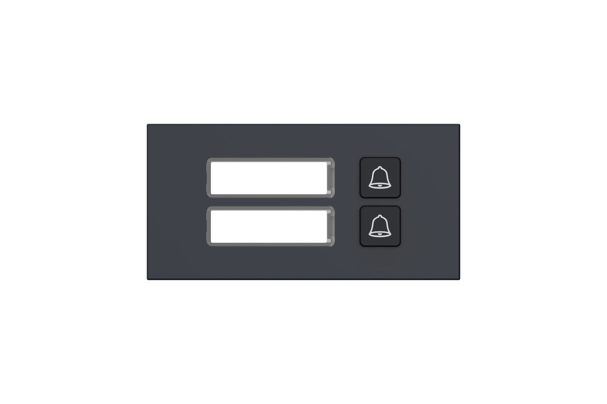 Module bouton pour station d’entrée modulaire noir – VTO4103FB-MB2