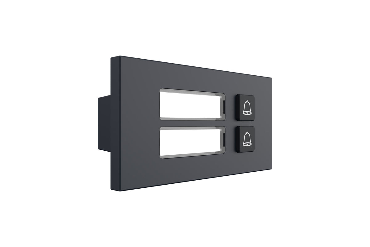 Module bouton pour station d’entrée modulaire noir – VTO4103FB-MB2
