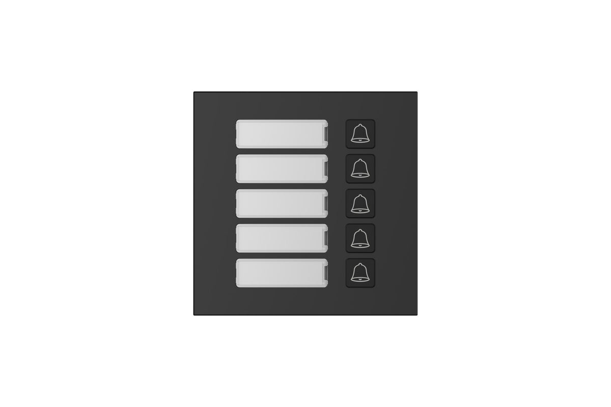 Module bouton pour station d’entrée modulaire noir – VTO4103FB-MB5
