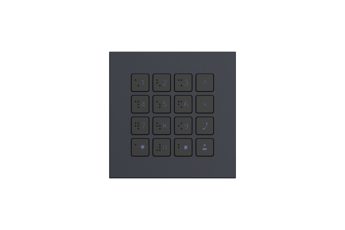 Module clavier pour station d’entrée modulaire noir – VTO4103FB-MK