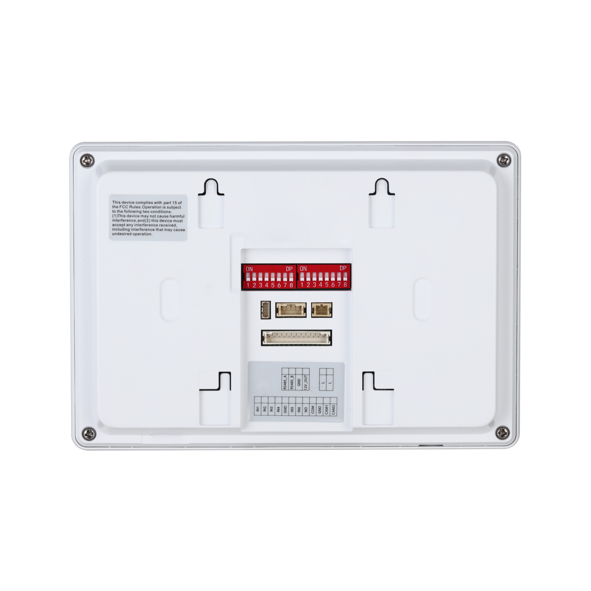 Moniteur tactile Blanc 2 fils – VTH5123H-W