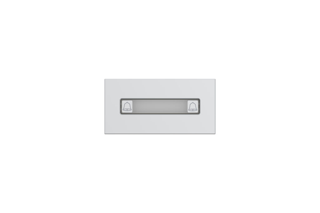 Module bouton pour station d’entrée modulaire argent – VTO4202F-MDB2