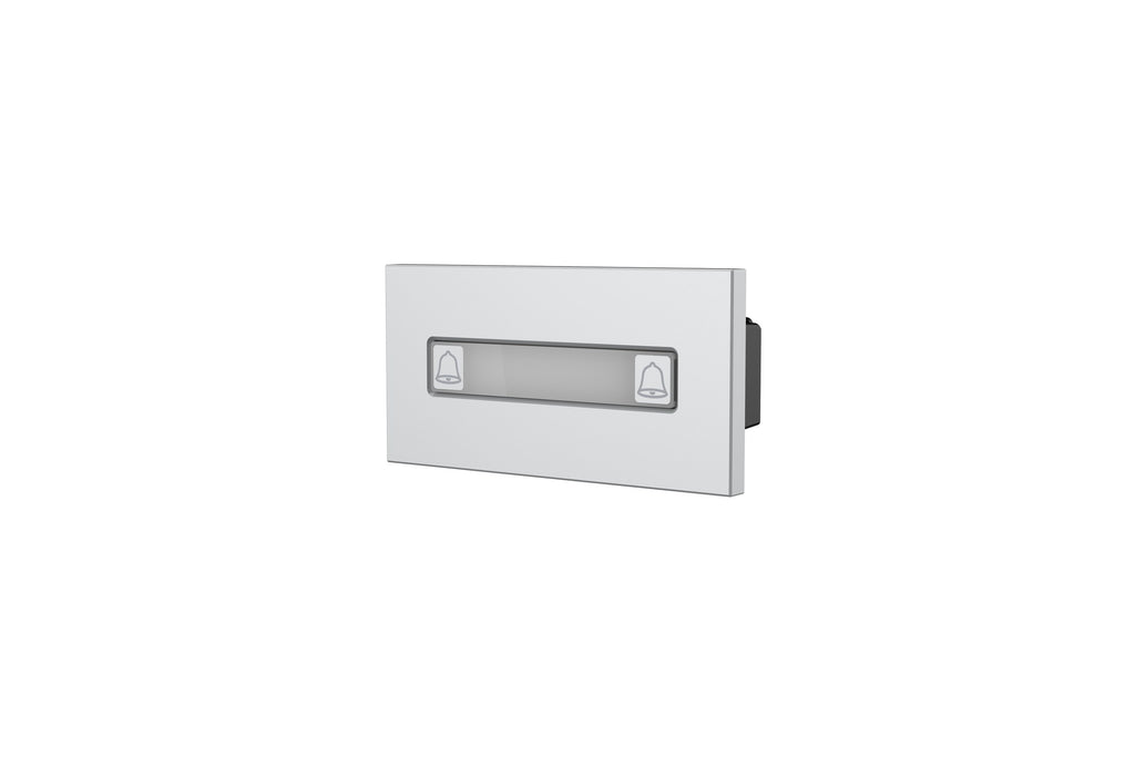 Module bouton pour station d’entrée modulaire argent – VTO4202F-MDB2