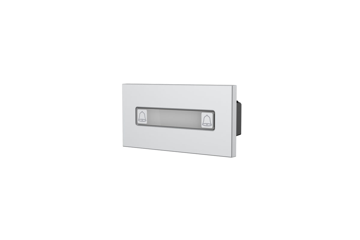 Module bouton pour station d’entrée modulaire argent – VTO4202F-MDB2