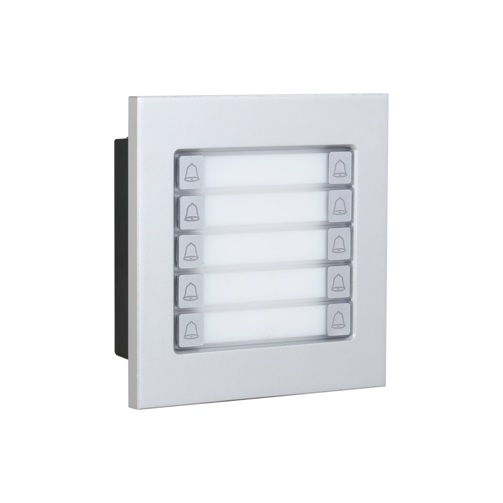 Module bouton pour station d’entrée modulaire argent – VTO4202F-MDB10