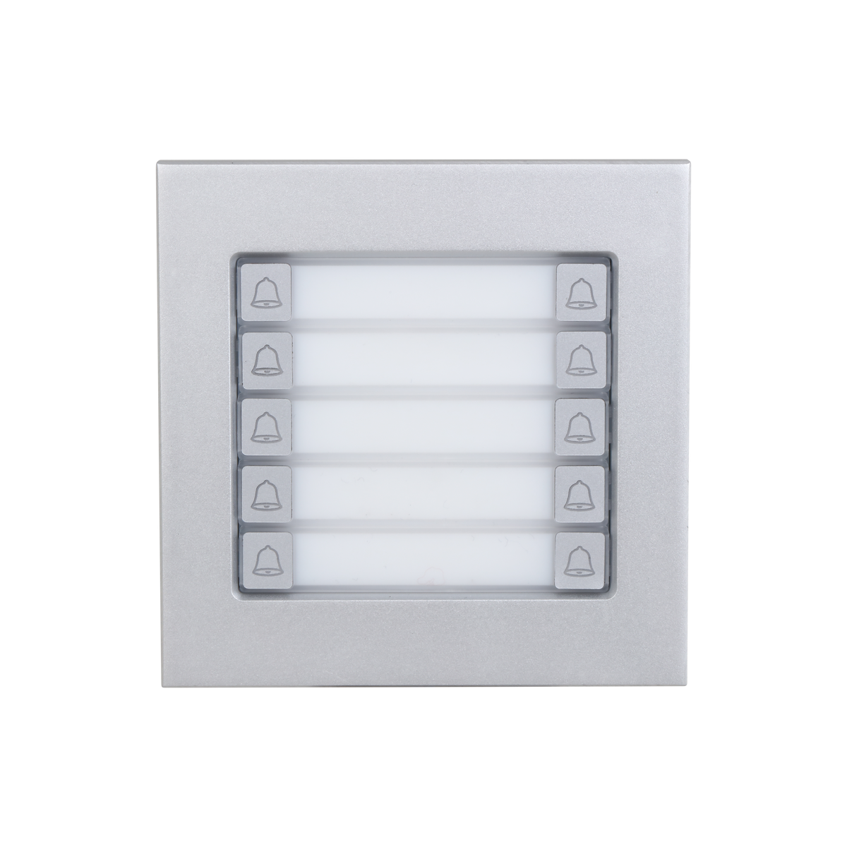 Module bouton pour station d’entrée modulaire argent – VTO4202F-MDB10