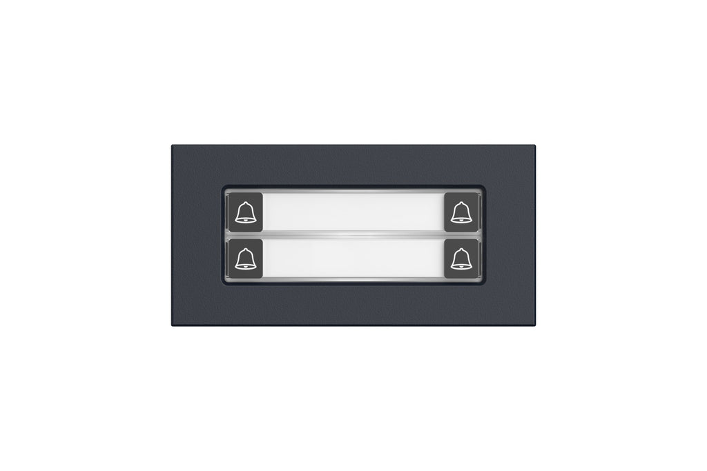 Module bouton pour station d’entrée modulaire noir – VTO4202FB-MDB4