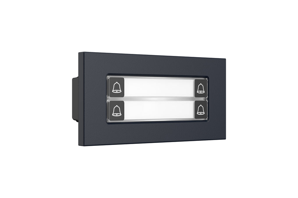 Module bouton pour station d’entrée modulaire noir – VTO4202FB-MDB4