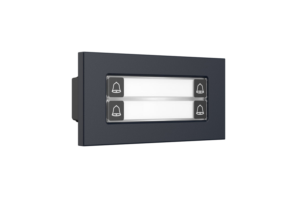 Module bouton pour station d’entrée modulaire noir – VTO4202FB-MDB4