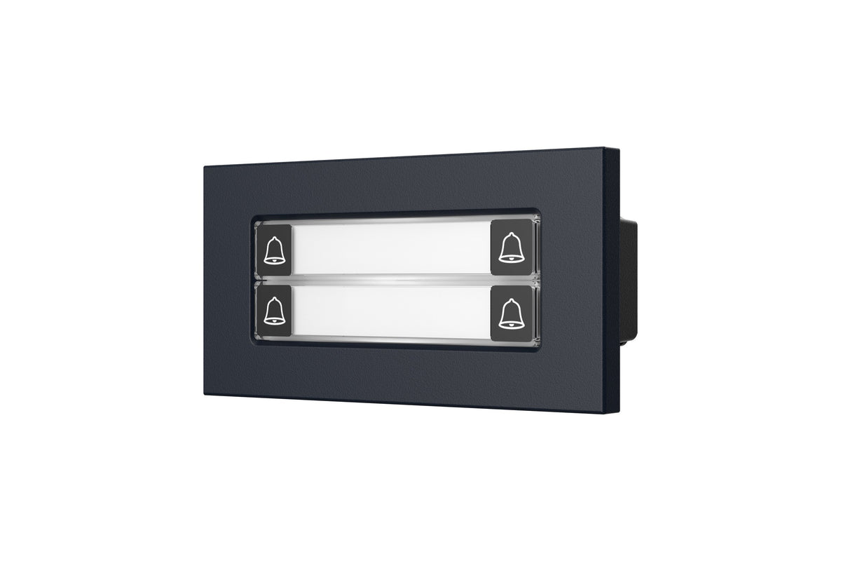Module bouton pour station d’entrée modulaire noir – VTO4202FB-MDB4