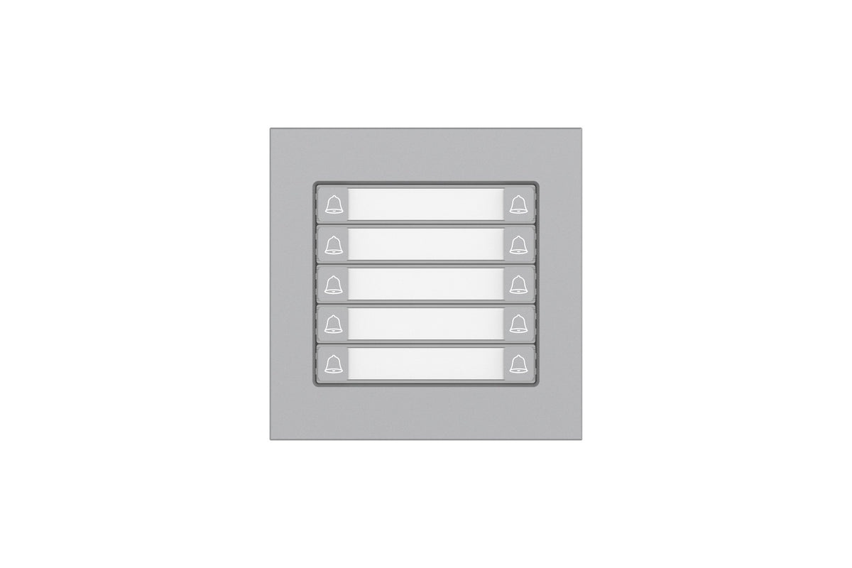 Module bouton pour station d’entrée modulaire argent – VTO4103F-MDB10