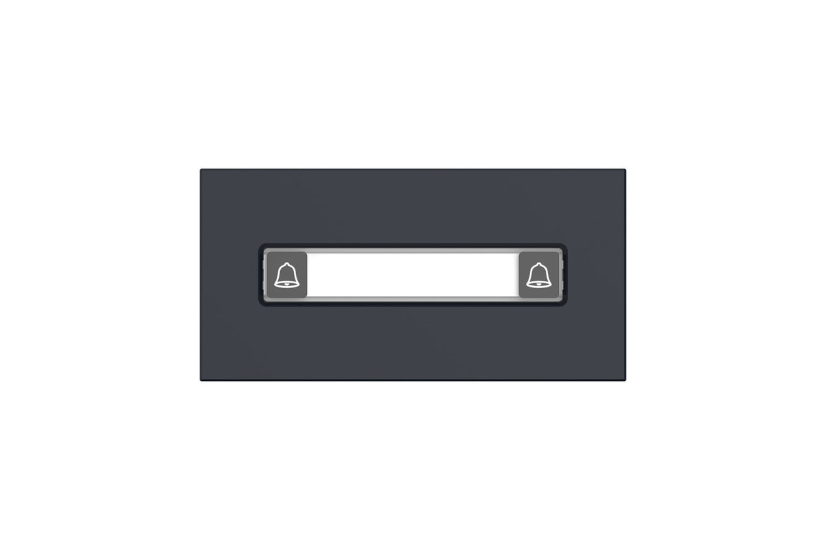 Module bouton pour station d’entrée modulaire noir – VTO4103FB-MDB2