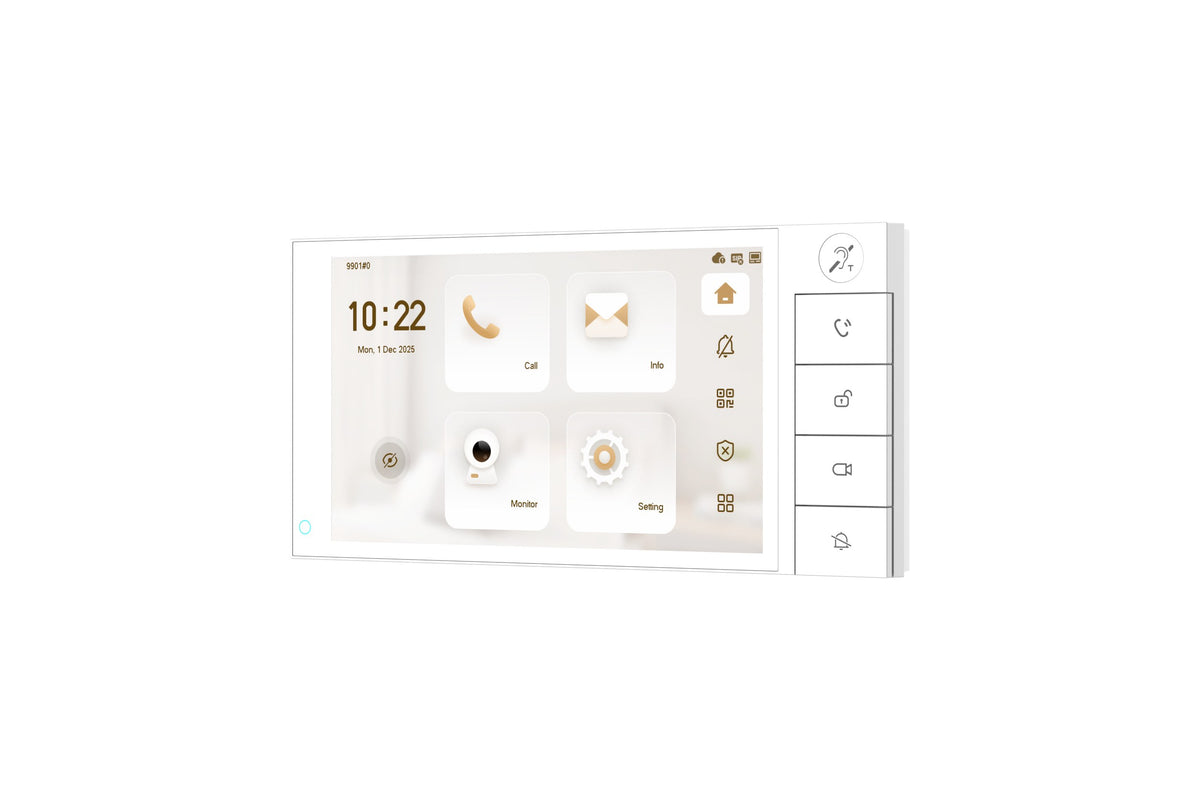 Moniteur intérieur IP blanc – VTH5722BW-IWP