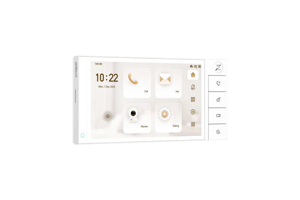 Moniteur intérieur IP blanc – VTH5722BW-IWP