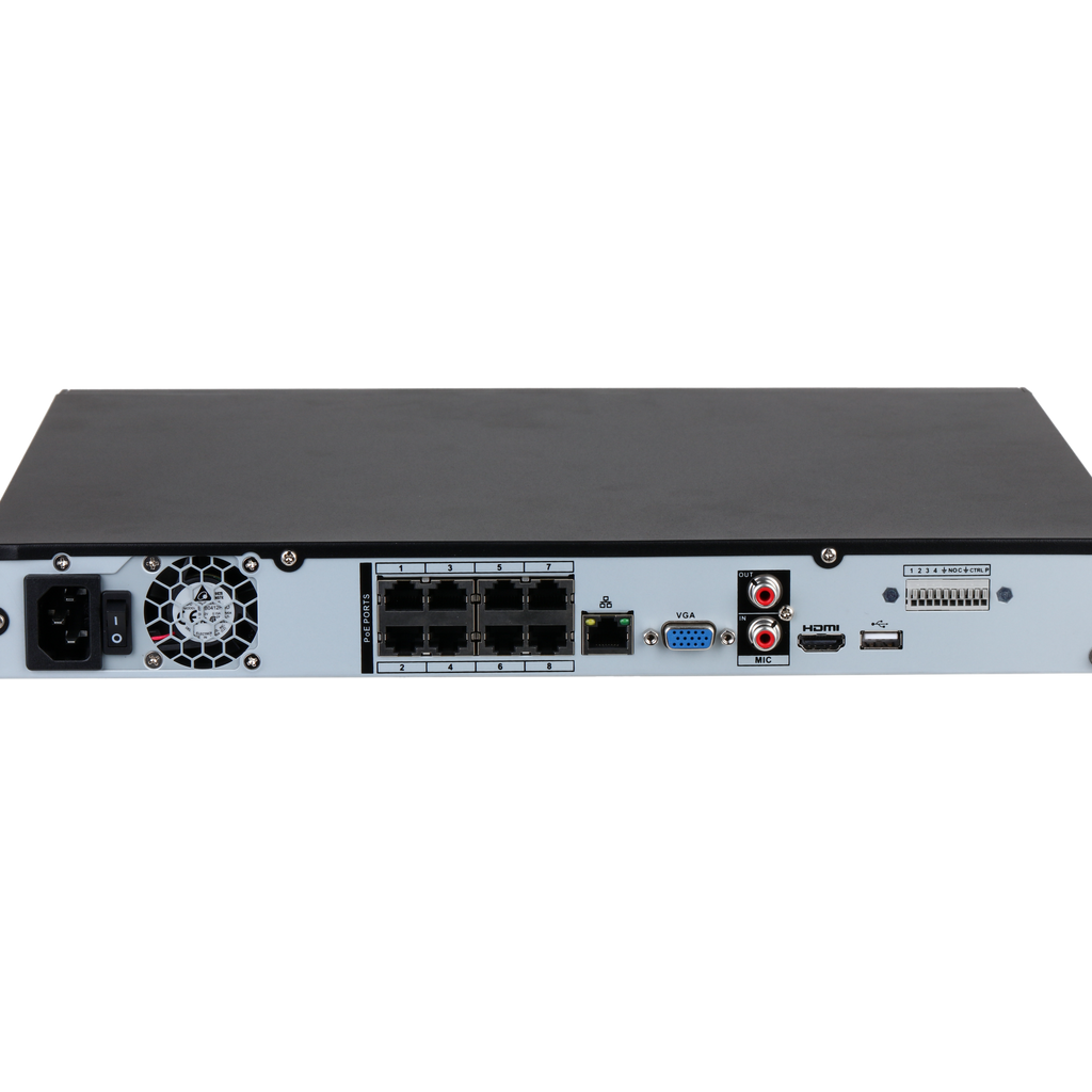 Enregistreur NVR 8 voies 8 ports PoE 12 MP – NVR4208-8P-4KS3