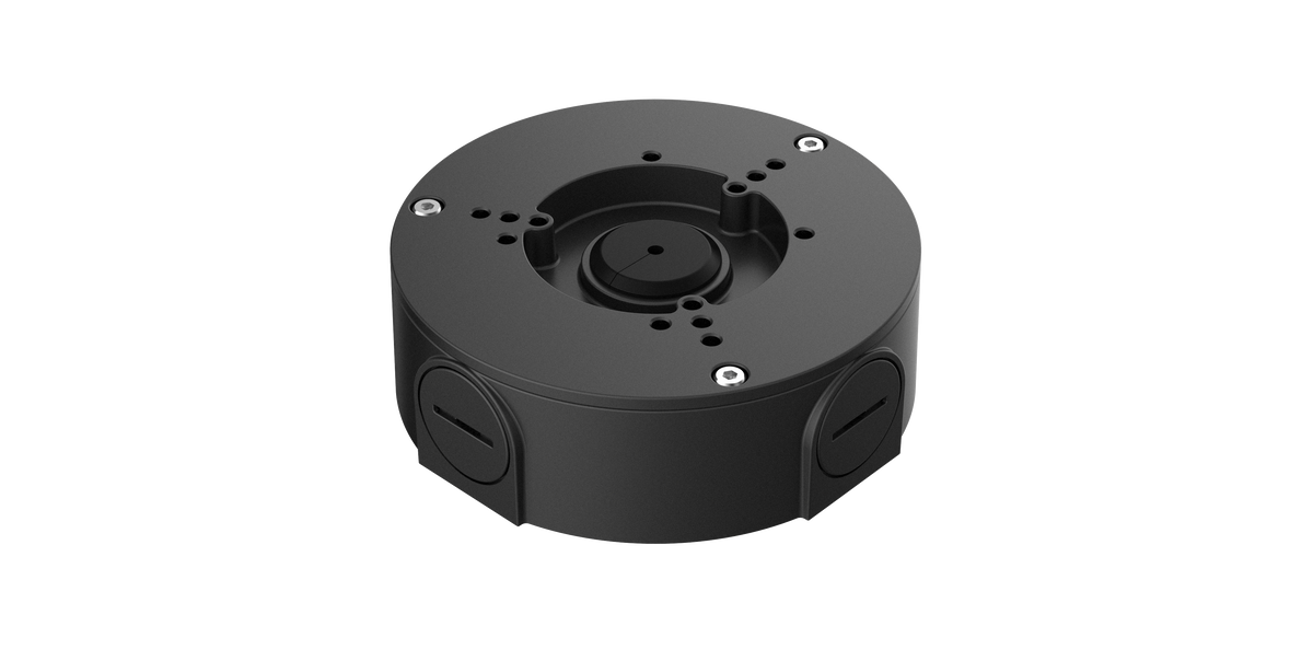 Boîtier de jonction en aluminium noir – PFA130-E-B-V2