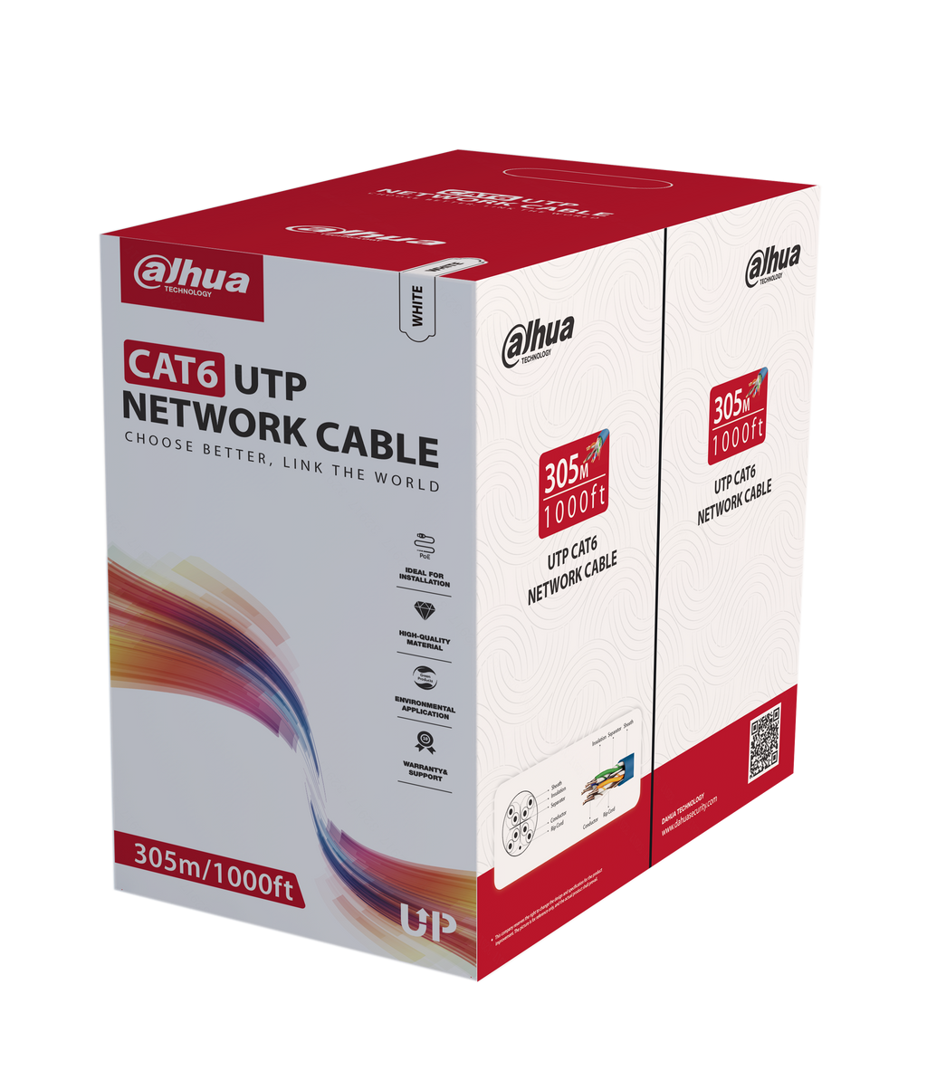 Câble réseau UTP CAT6 blanc – PFM920I-6UN-CN-white