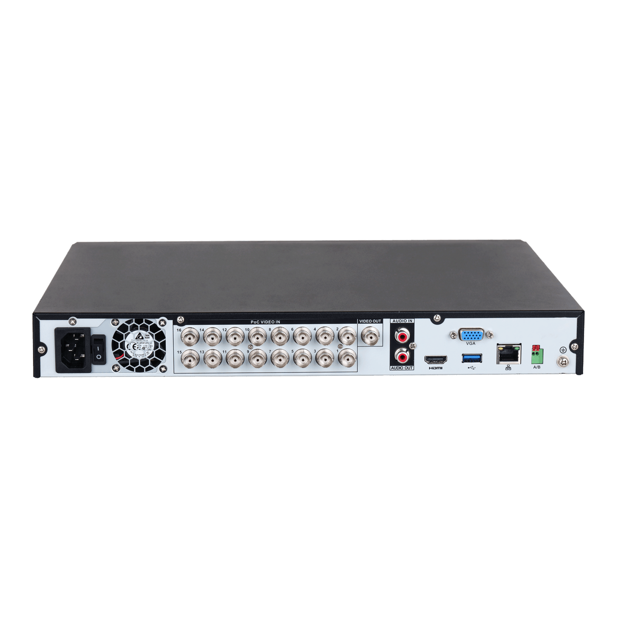 Enregistreur XVR 16 voies 16 ports PoE 5 MP IA WizSense – XVR5216AN-4KL-I3-16P