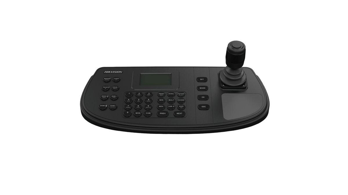 Clavier avec Joystick 4 axes RS485, écran 128 x 64, contrôle de DVR, NVR et dôme PTZ – DS-1006KI(B)