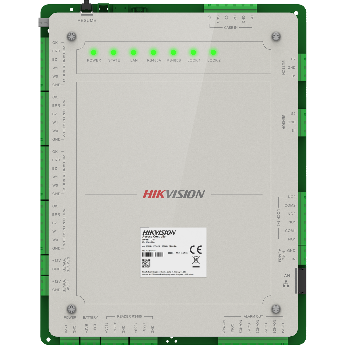 Contrôleur d'accès de la série Pro – DS-K2622X(P)