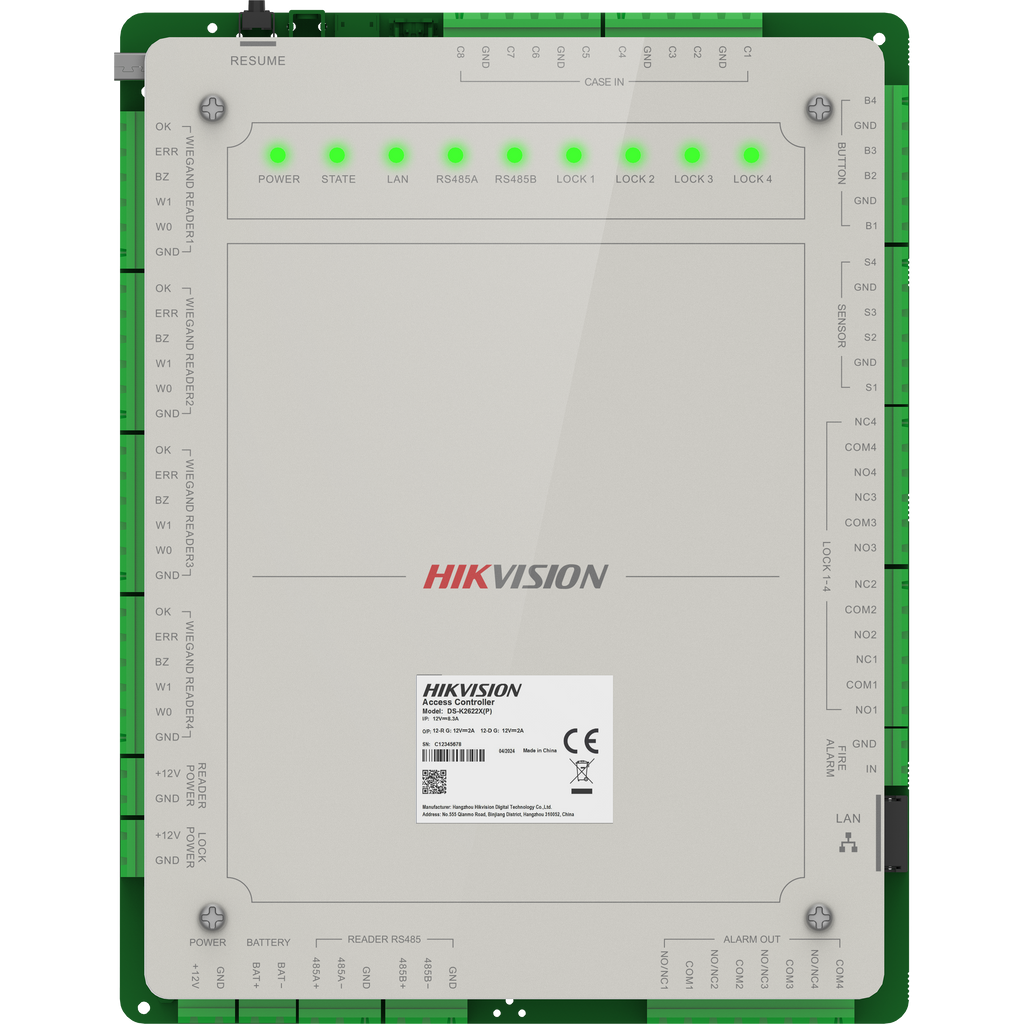 Contrôleur d'accès de la série Pro – DS-K2624X(P)