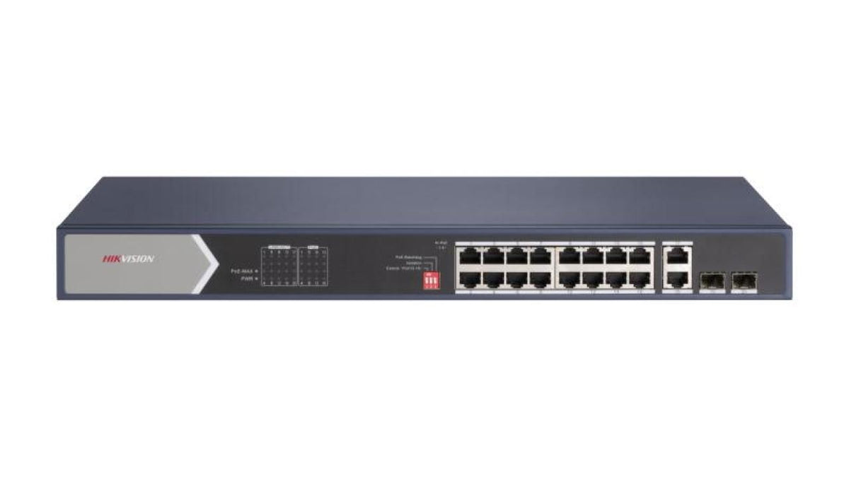 commutateur POE non géré 16 ports Gigabit – DS-3E0520HP-E