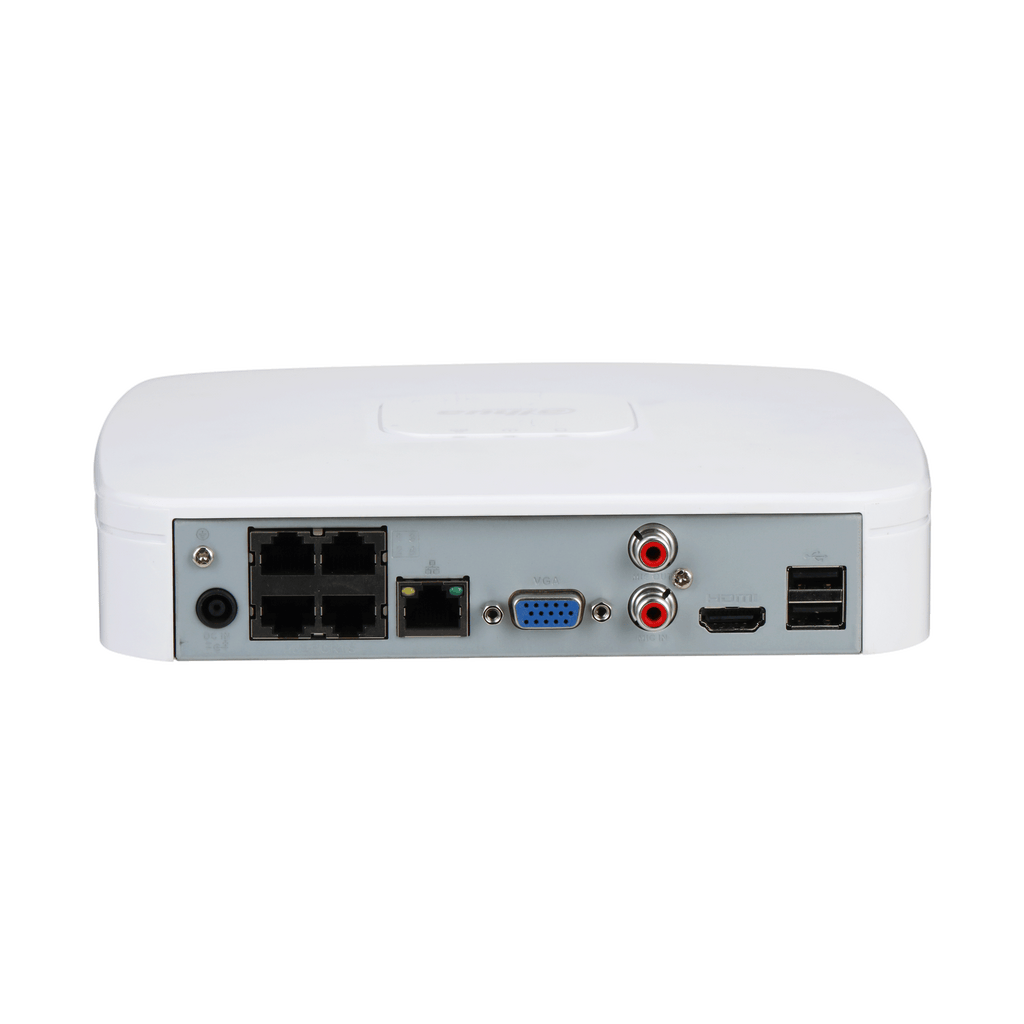 Enregistreur NVR 4 voies PoE IA WizSense – NVR4104-P-EI