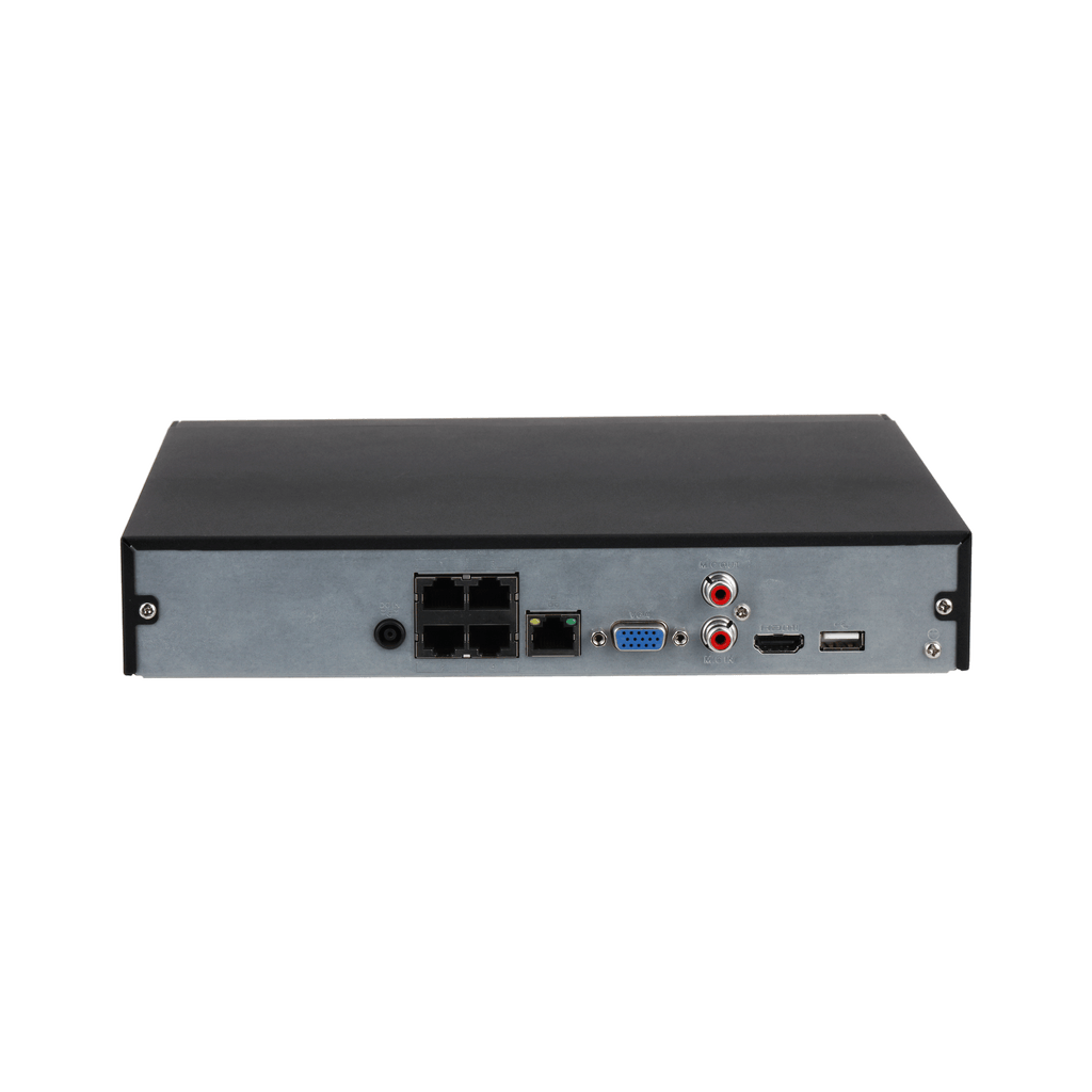 Enregistreur NVR 4 voies PoE 16 MP IA WizSense – NVR4104HS-P-EI