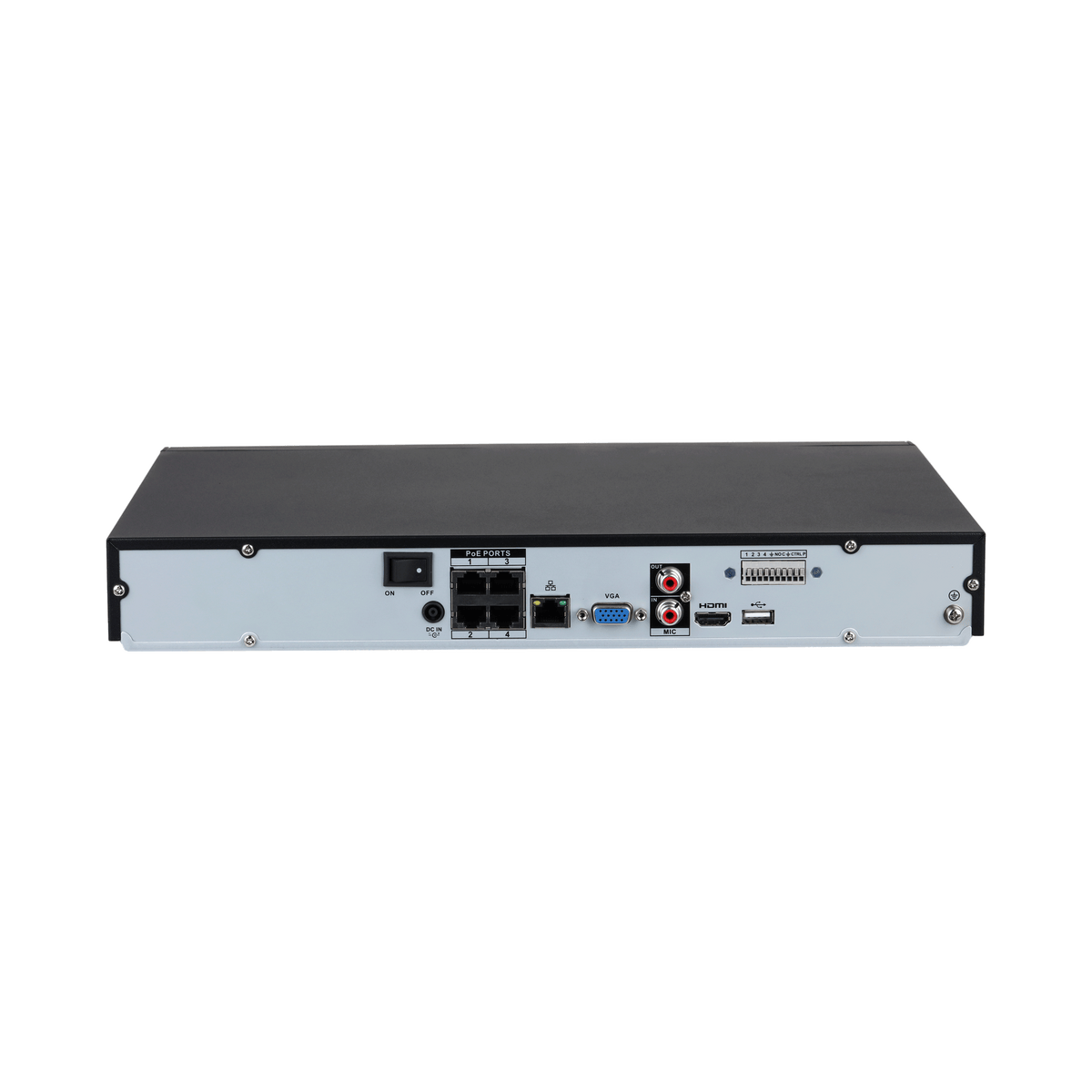 Enregistreur NVR 4 voies PoE 16 MP IA WizSense – NVR4204-P-EI