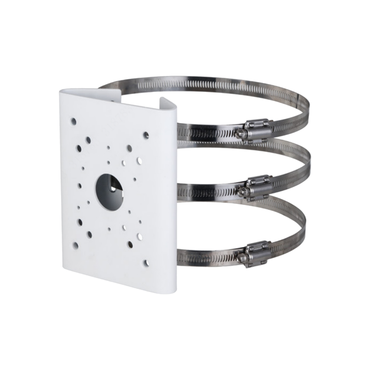 Support de montage sur poteau blanc – PFA150-T-V2
