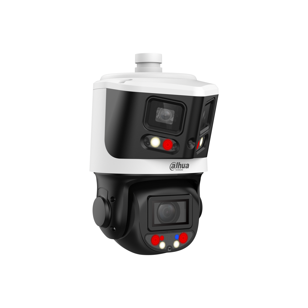 Caméra PTZ motorisée IP 4 MP, 8 MP Smart Dual Light IA périmétrique objectif 2.8 mm – SDT3E410-8P-MB-A-PV1-0280