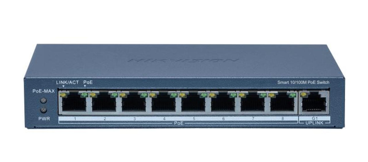 commutateur Fast Ethernet Smart POE 8 ports – DS-3E1309P-EI(B)