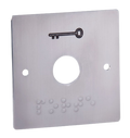 BOÎTIER APPLIQUE ACIER INOXYDABLE 82,5 x 82,5 x 38/42 MM POUR PLAQUE 80 x 80 MM – BOITIER APPLIQUE ACIER